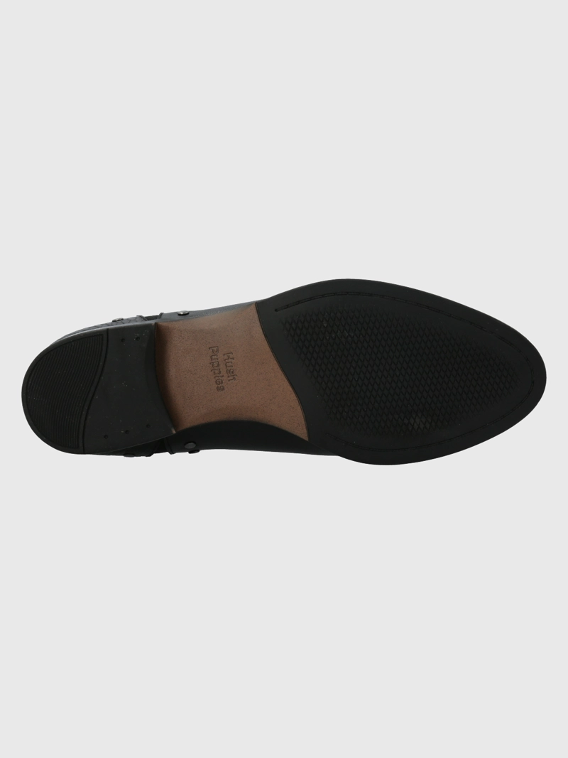BOTIN CUERO MUJER ALVA NEGRO HUSH PUPPIES - 8