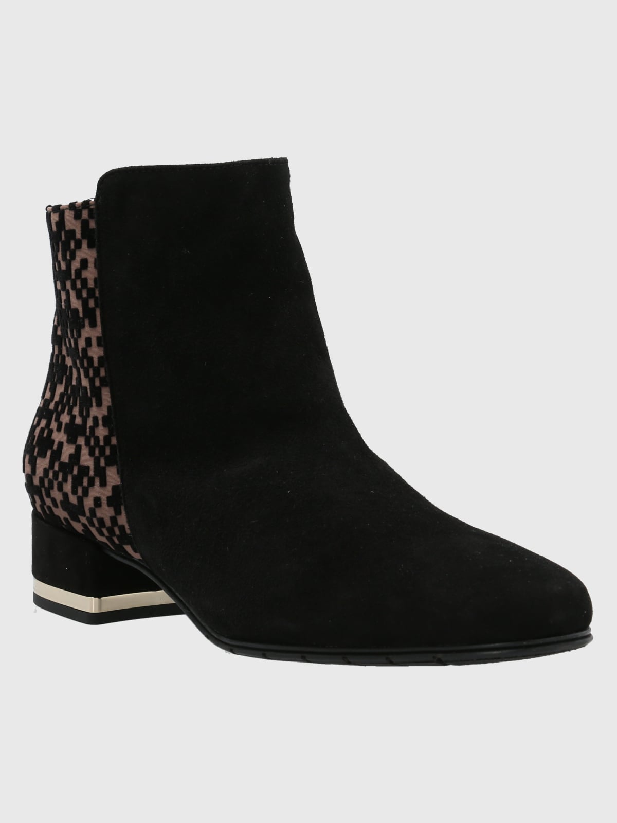 BOTÍN GAMUZA MUJER RENATA NEGRO HUSH PUPPIES - 1