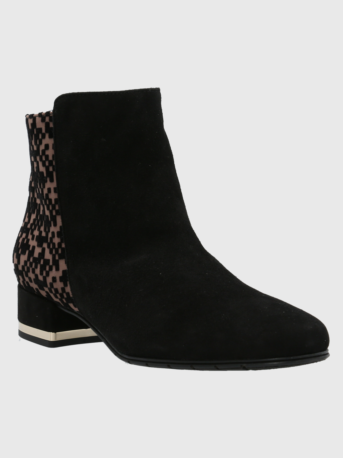 BOTÍN GAMUZA MUJER RENATA NEGRO HUSH PUPPIES - 1