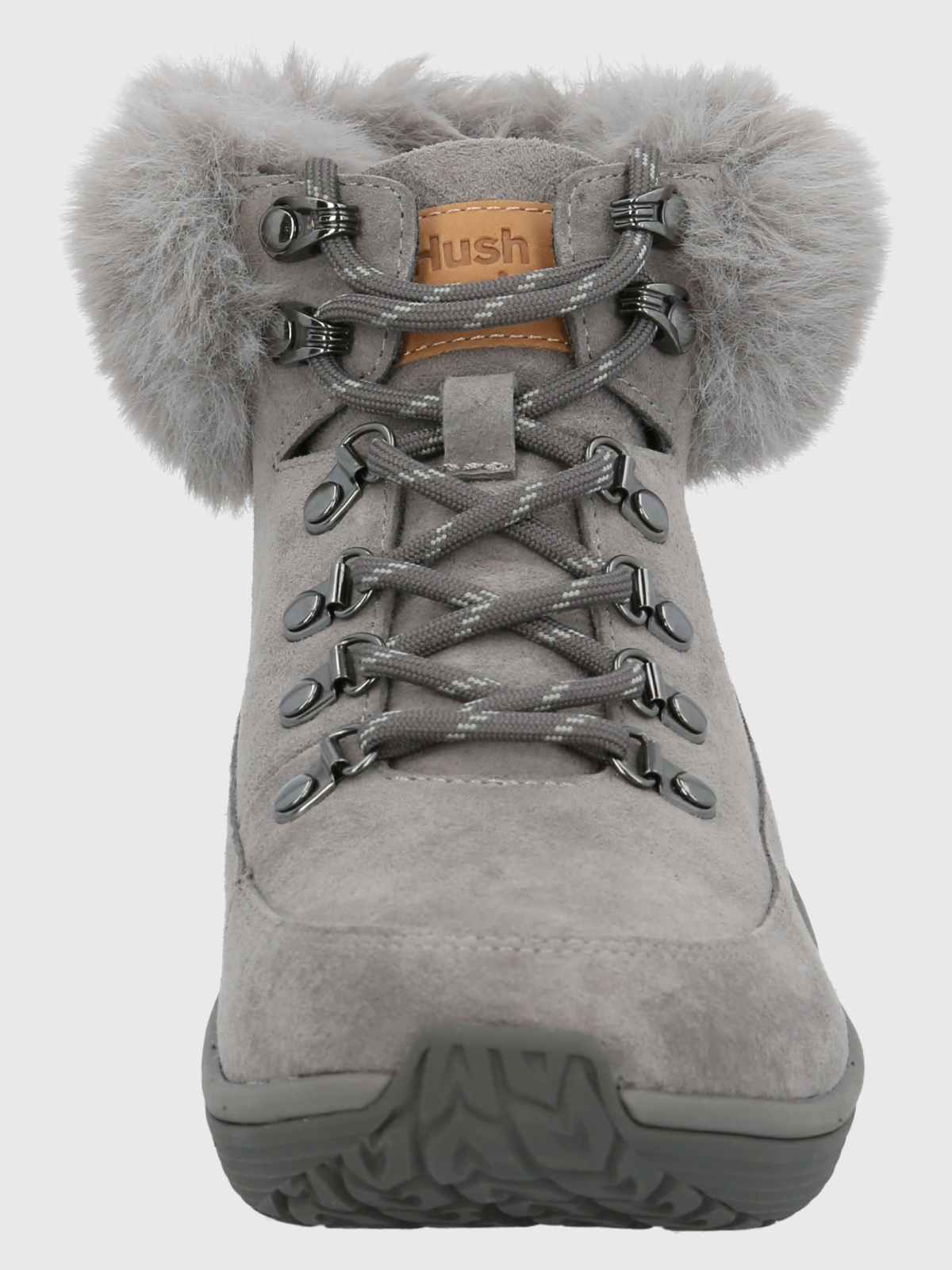 BOTÍN CUERO MUJER SPINAL RUG ALPINE GRIS HUSH PUPPIES - 4