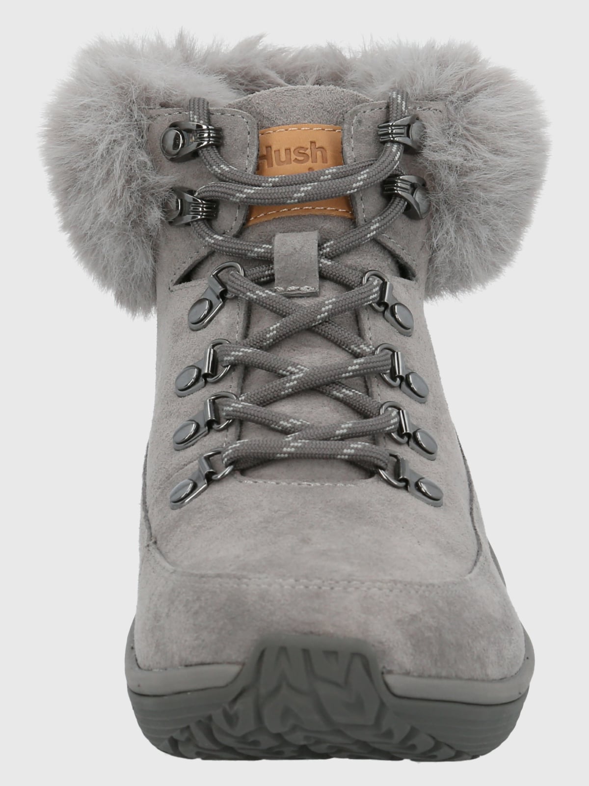 BOTÍN CUERO MUJER SPINAL RUG ALPINE GRIS HUSH PUPPIES - 4