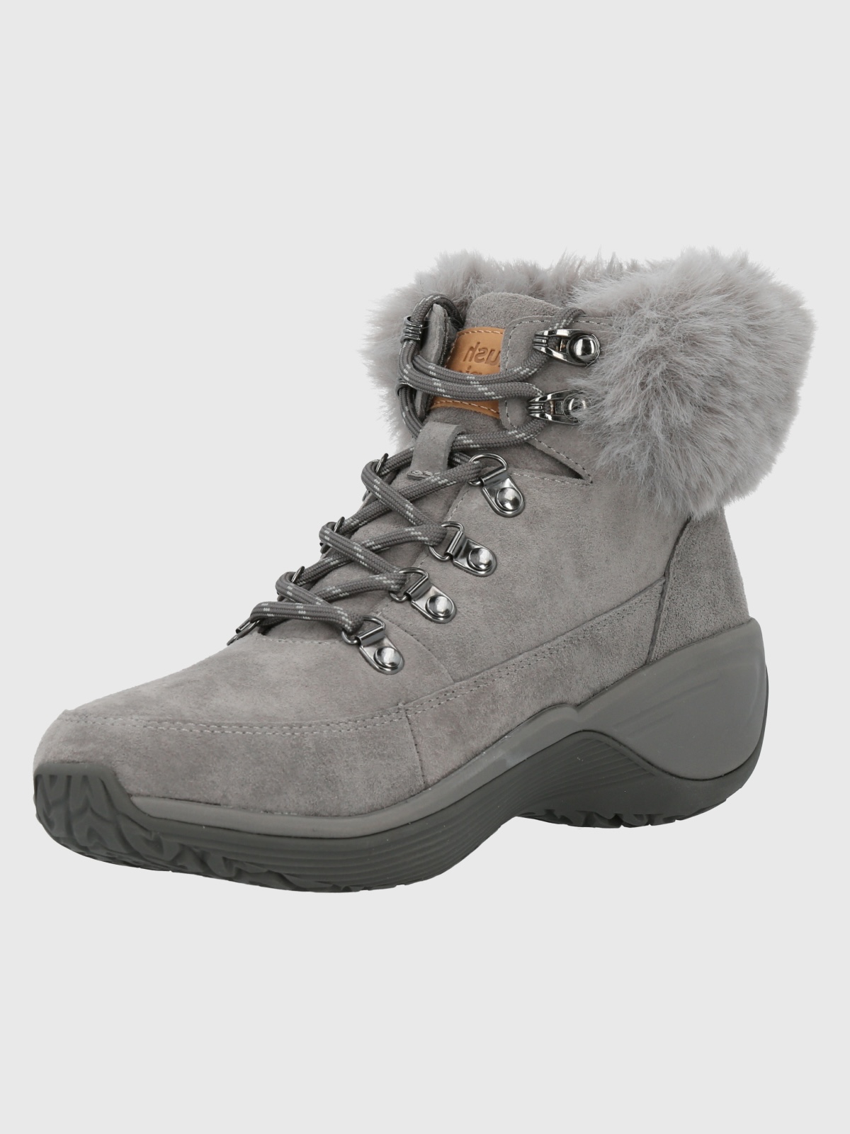 BOTÍN CUERO MUJER SPINAL RUG ALPINE GRIS HUSH PUPPIES - 5