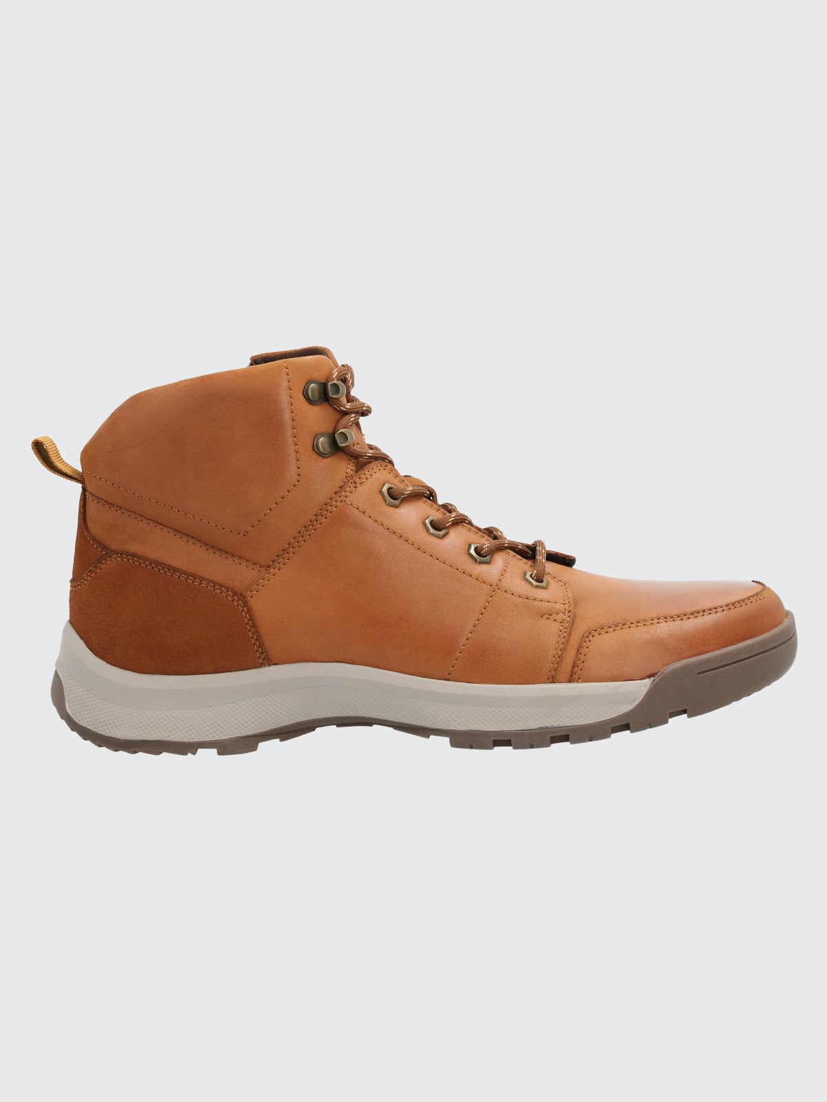 BOTÍN CUERO HOMBRE THEOBALD CAFÉ CLARO HUSH PUPPIES - 2