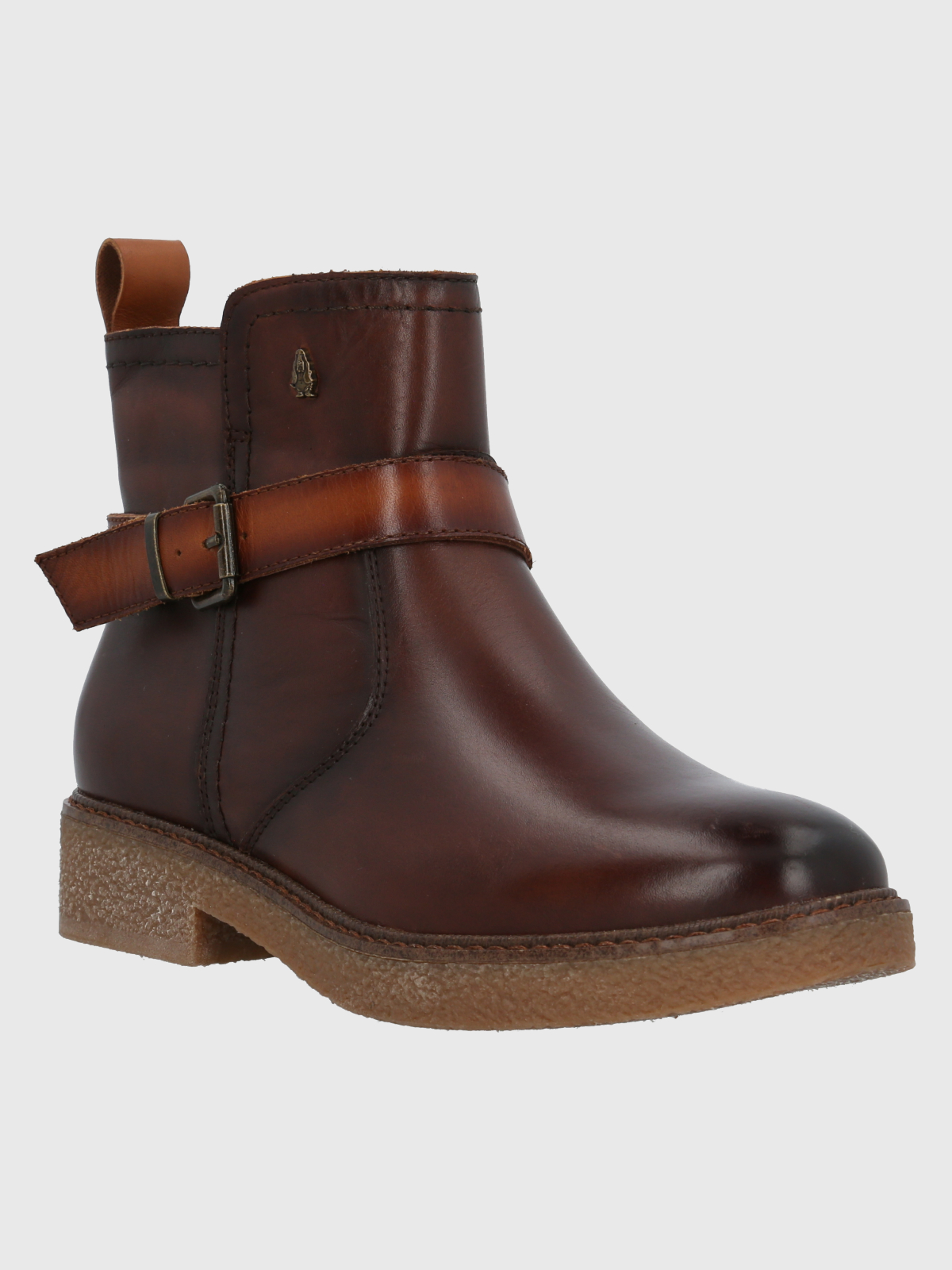 BOTÍN CUERO MUJER GALLA CAFÉ OSCURO HUSH PUPPIES - 1