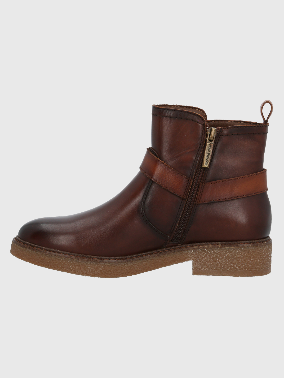 BOTÍN CUERO MUJER GALLA CAFÉ OSCURO HUSH PUPPIES - 5