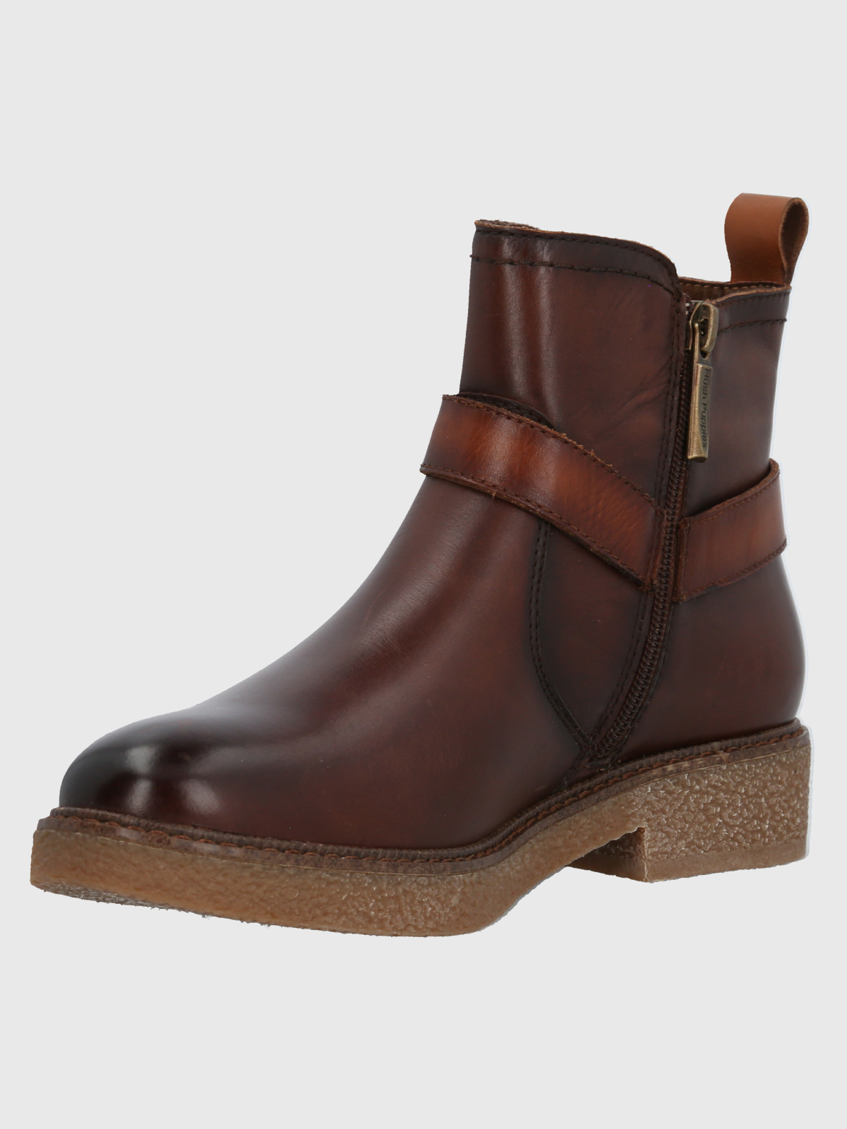 BOTÍN CUERO MUJER GALLA CAFÉ OSCURO HUSH PUPPIES - 6