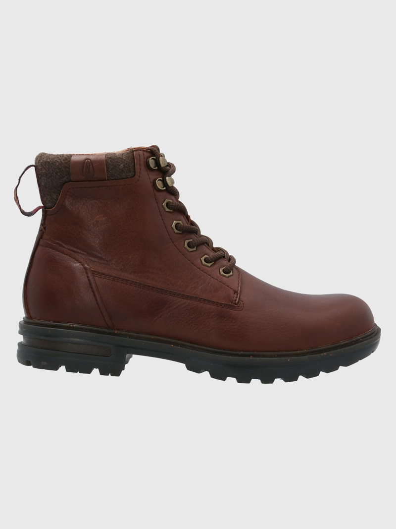 BOTIN CUERO HOMBRE ERNE CAFE  OSCURO HUSH PUPPIES - 2