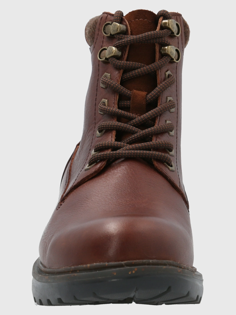 BOTIN CUERO HOMBRE ERNE CAFE  OSCURO HUSH PUPPIES - 4