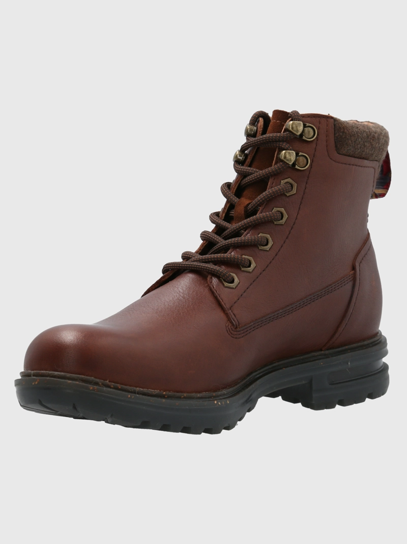 BOTIN CUERO HOMBRE ERNE CAFE  OSCURO HUSH PUPPIES - 6
