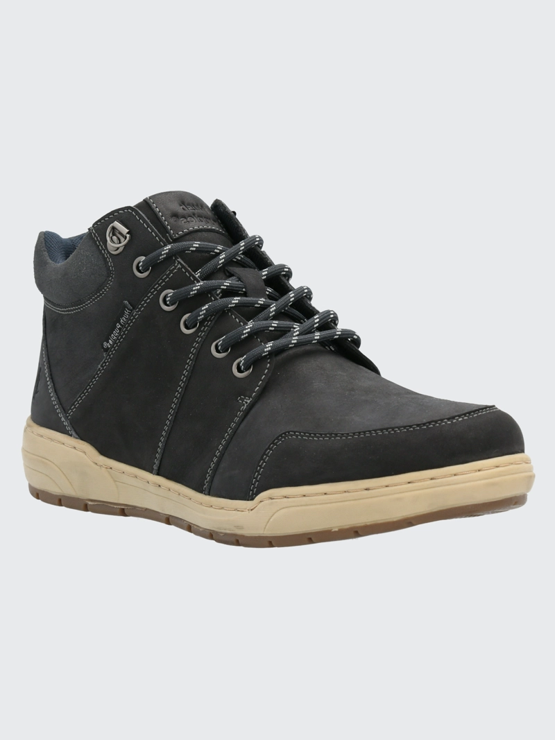 BOTÍN CUERO HOMBRE FIORD GRIS OSCURO HUSH PUPPIES - 1