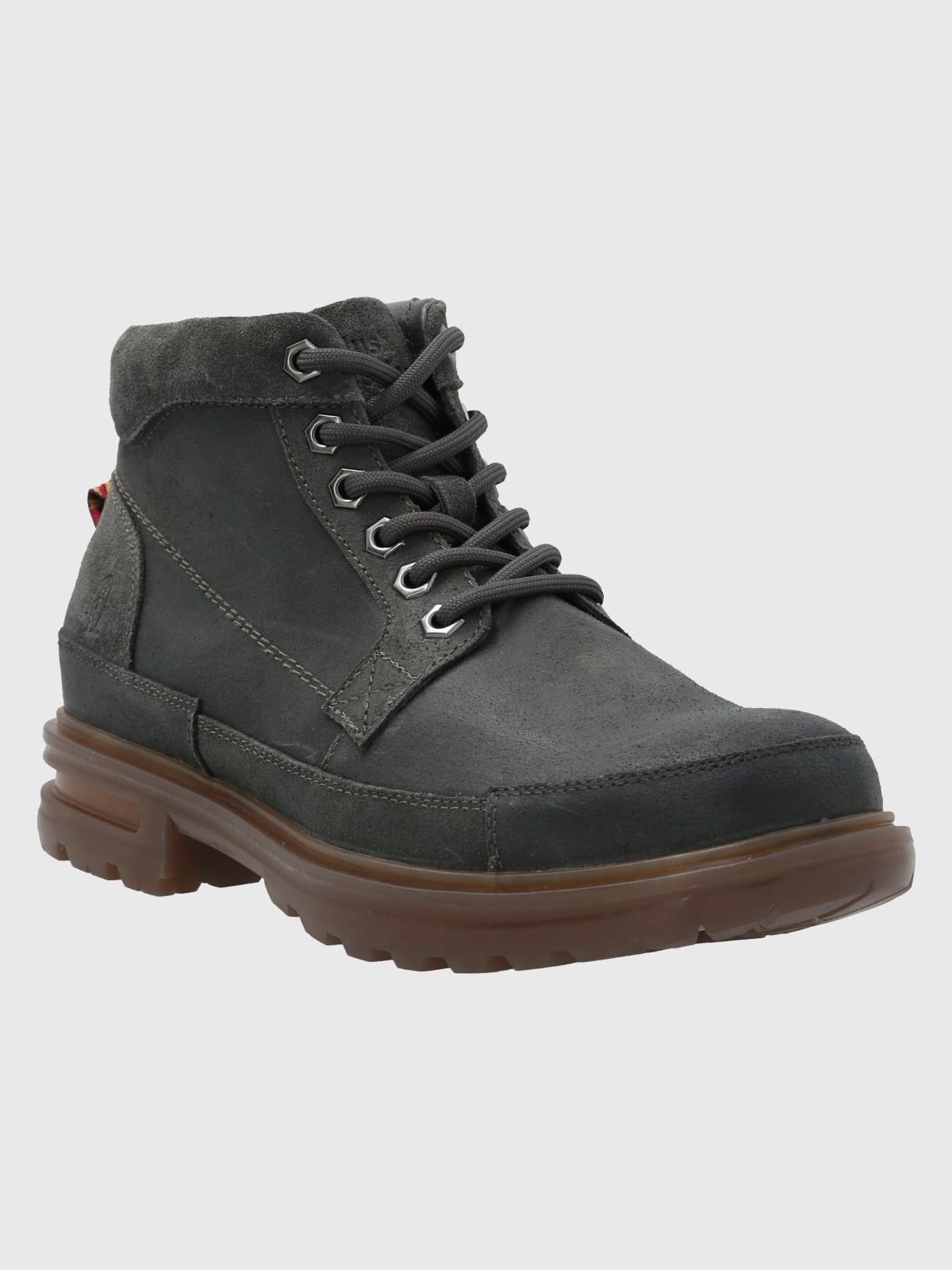 BOTÍN CUERO HOMBRE TERZO GRIS OSCURO HUSH PUPPIES - 1