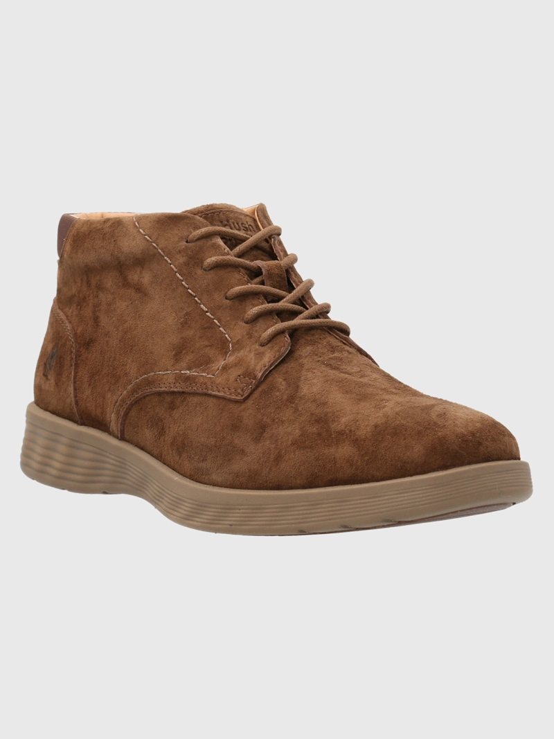 BOTIN CUERO HOMBRE SPINAL CITY CHOCOLATE HUSH PUPPIES - 1