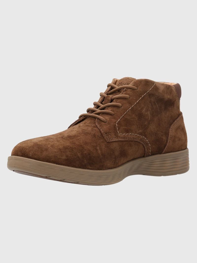 BOTIN CUERO HOMBRE SPINAL CITY CHOCOLATE HUSH PUPPIES - 6