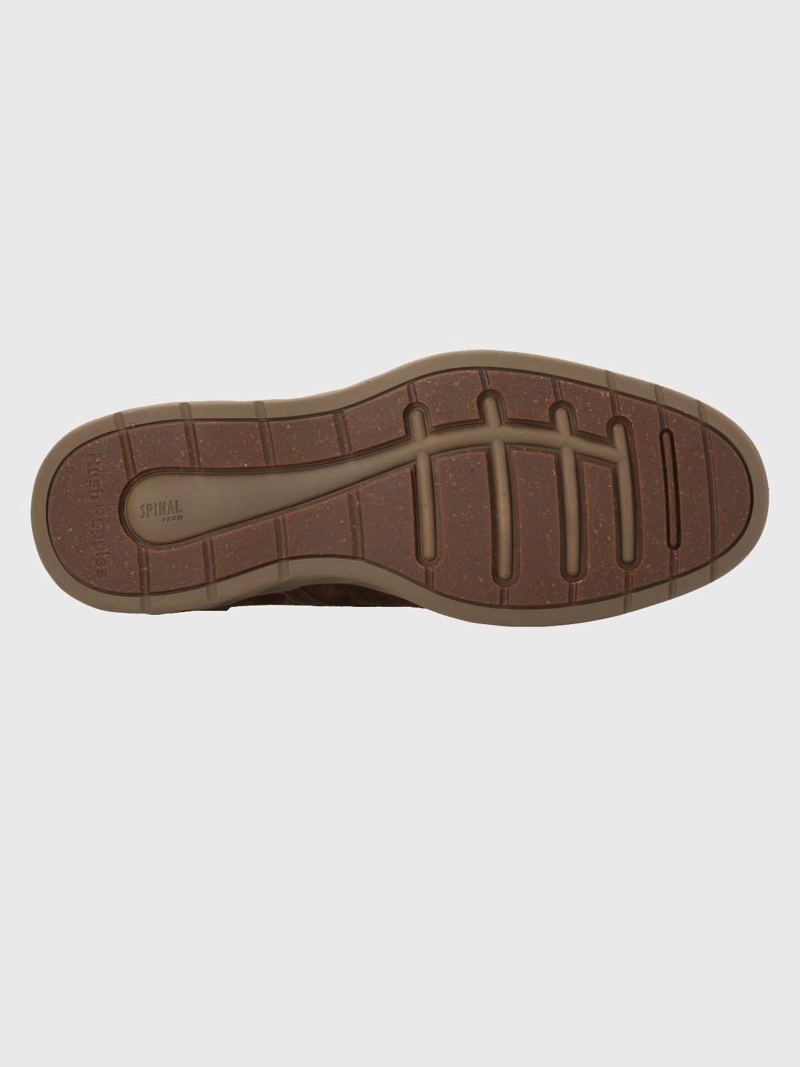 BOTIN CUERO HOMBRE SPINAL CITY CHOCOLATE HUSH PUPPIES - 8