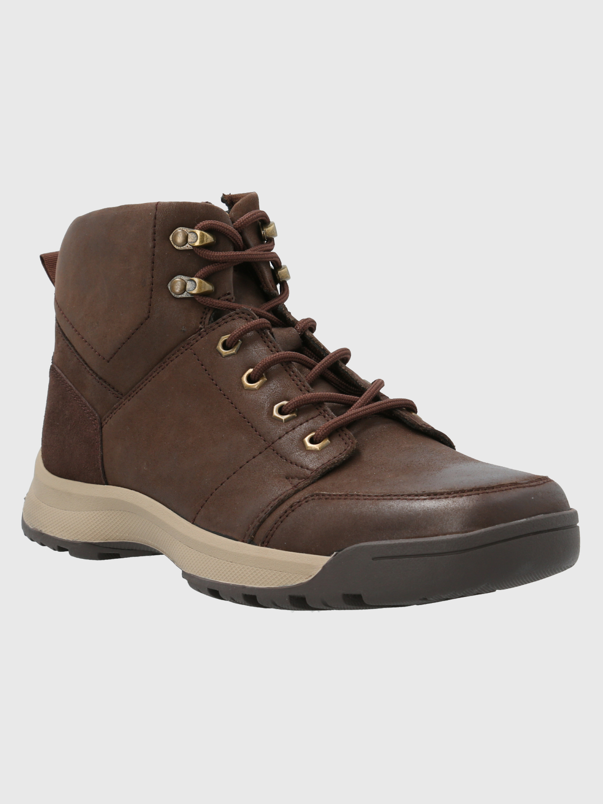 BOTÍN CUERO HOMBRE THEOBALD CAFÉ OSCURO HUSH PUPPIES - 1