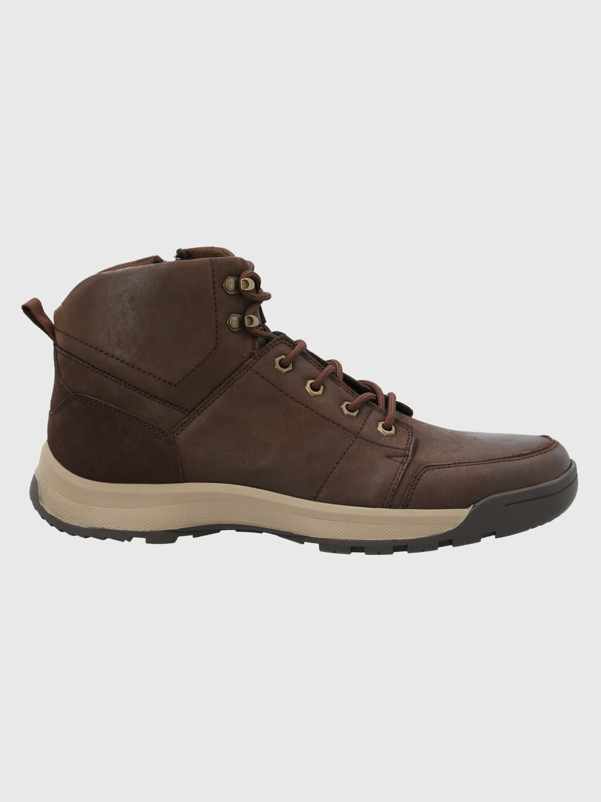 BOTÍN CUERO HOMBRE THEOBALD CAFÉ OSCURO HUSH PUPPIES - 2