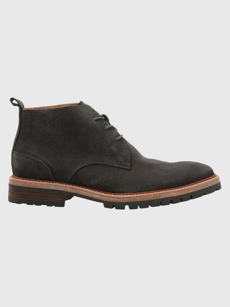BOTÍN CUERO HOMBRE MILVIO GRIS OSCURO HUSH PUPPIES - 2