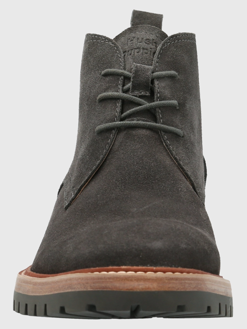 BOTÍN CUERO HOMBRE MILVIO GRIS OSCURO HUSH PUPPIES - 4