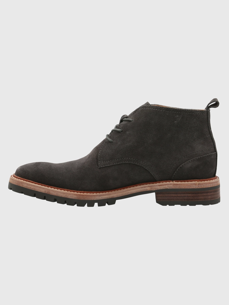 BOTÍN CUERO HOMBRE MILVIO GRIS OSCURO HUSH PUPPIES - 5
