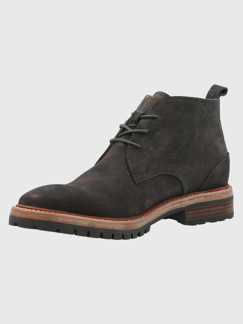 BOTÍN CUERO HOMBRE MILVIO GRIS OSCURO HUSH PUPPIES - 6