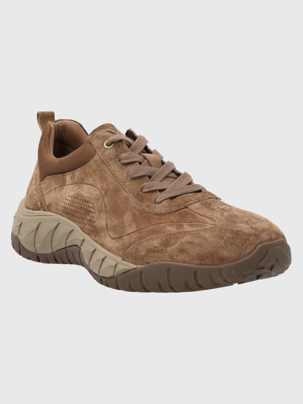 ZAPATILLA CUERO HOMBRE MORRIN CAFÉ CLARO HUSH PUPPIES - 1
