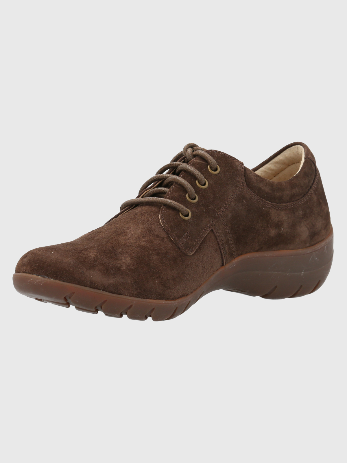 ZAPATO CUERO MUJER ROJAM CAFÉ OSCURO HUSH PUPPIES - 6