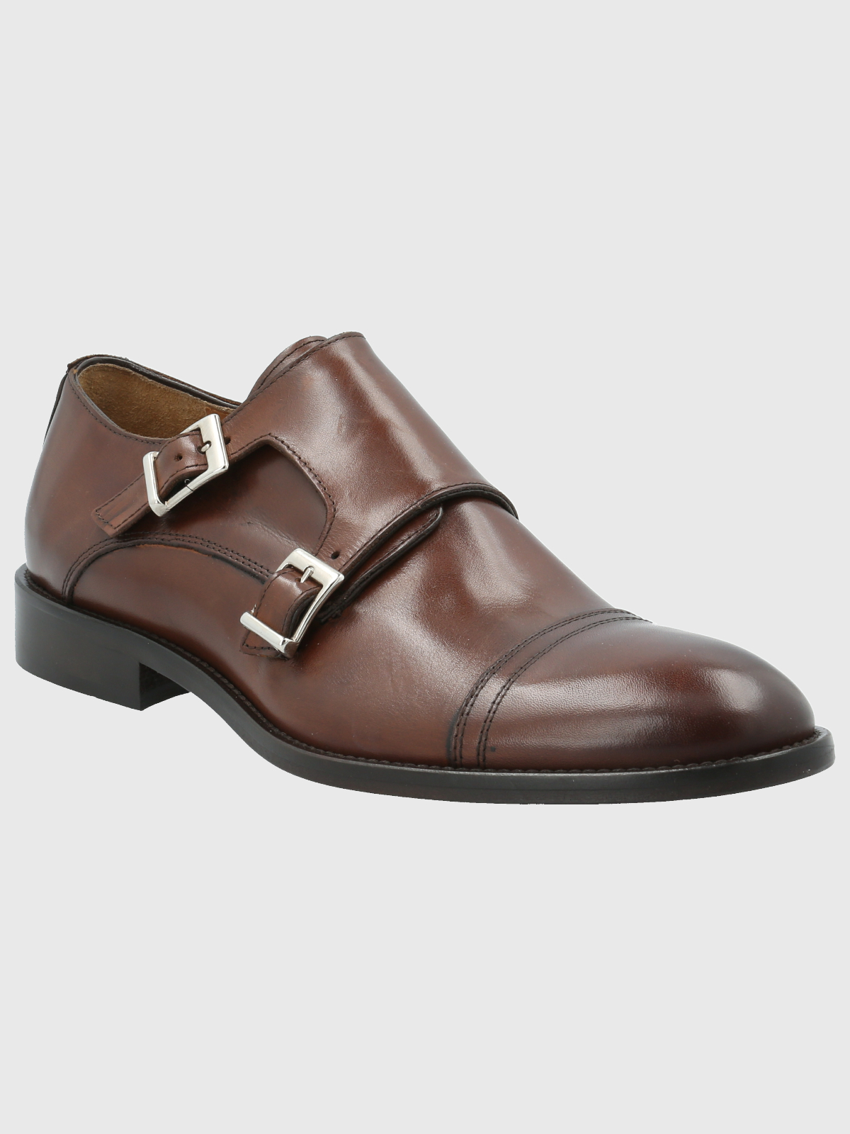 ZAPATO CUERO HOMBRE BATTISTA CAFÉ OSCURO HUSH PUPPIES - 1