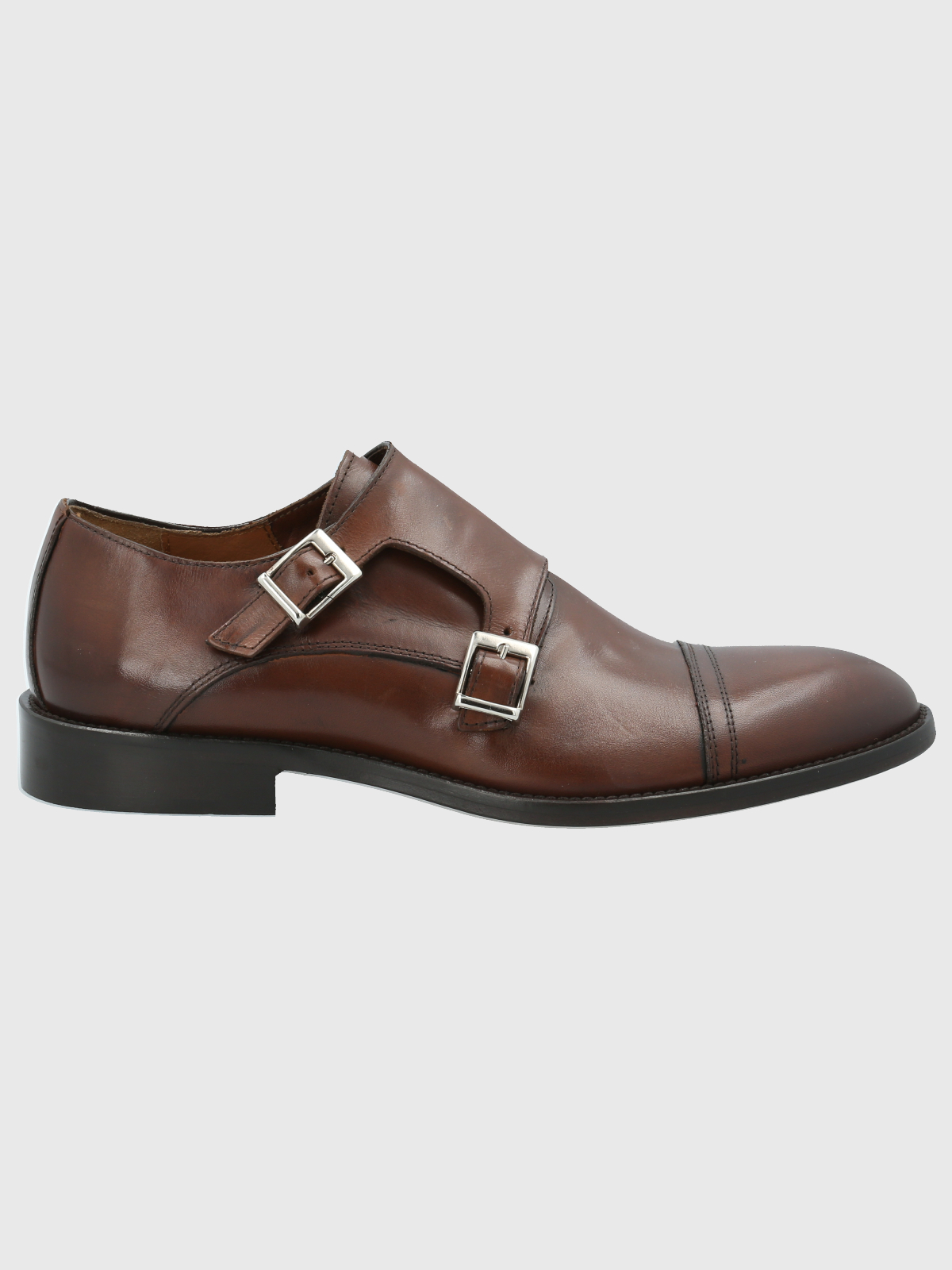 ZAPATO CUERO HOMBRE BATTISTA CAFÉ OSCURO HUSH PUPPIES - 2