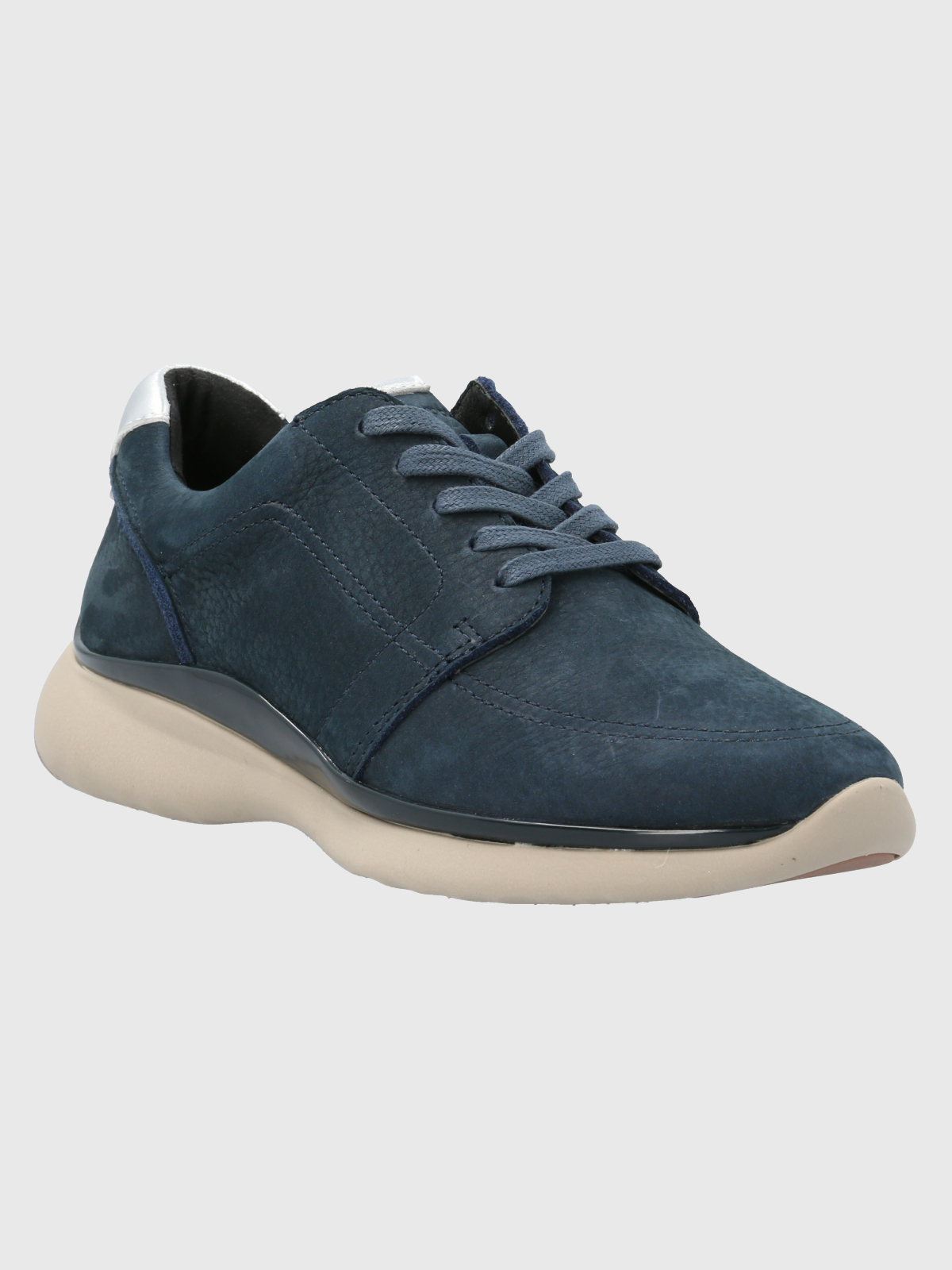 ZAPATILLA CUERO MUJER GOSS AZUL HUSH PUPPIES - 1