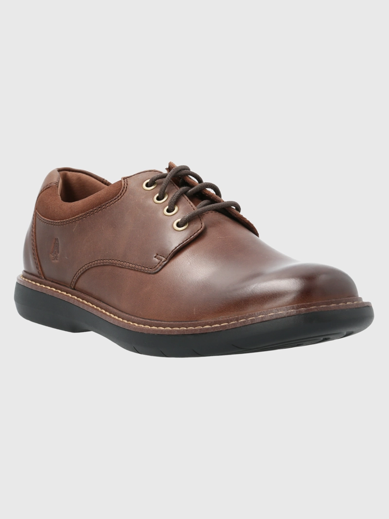 ZAPATO CUERO HOMBRE OHIO CAFÉ OSCURO HUSH PUPPIES - 1