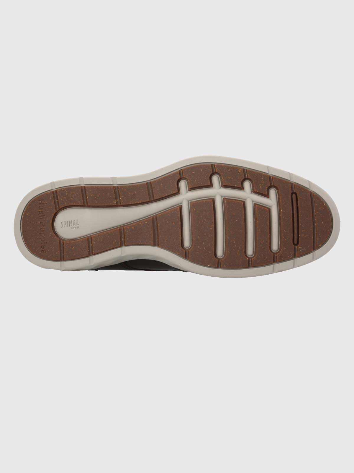 ZAPATO CUERO HOMBRE SPINAL CENTER CAFÉ HUSH PUPPIES - 8