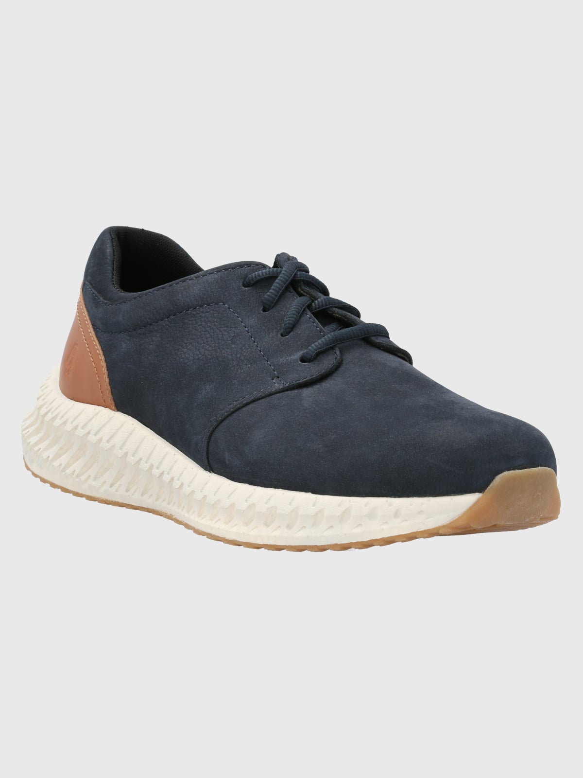 ZAPATILLA CUERO HOMBRE SPINAL DISCOVER AZUL HUSHPUPPIES - 1