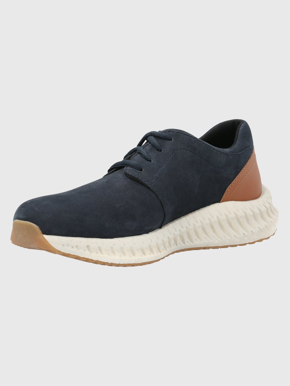 ZAPATILLA CUERO HOMBRE SPINAL DISCOVER AZUL HUSHPUPPIES - 6