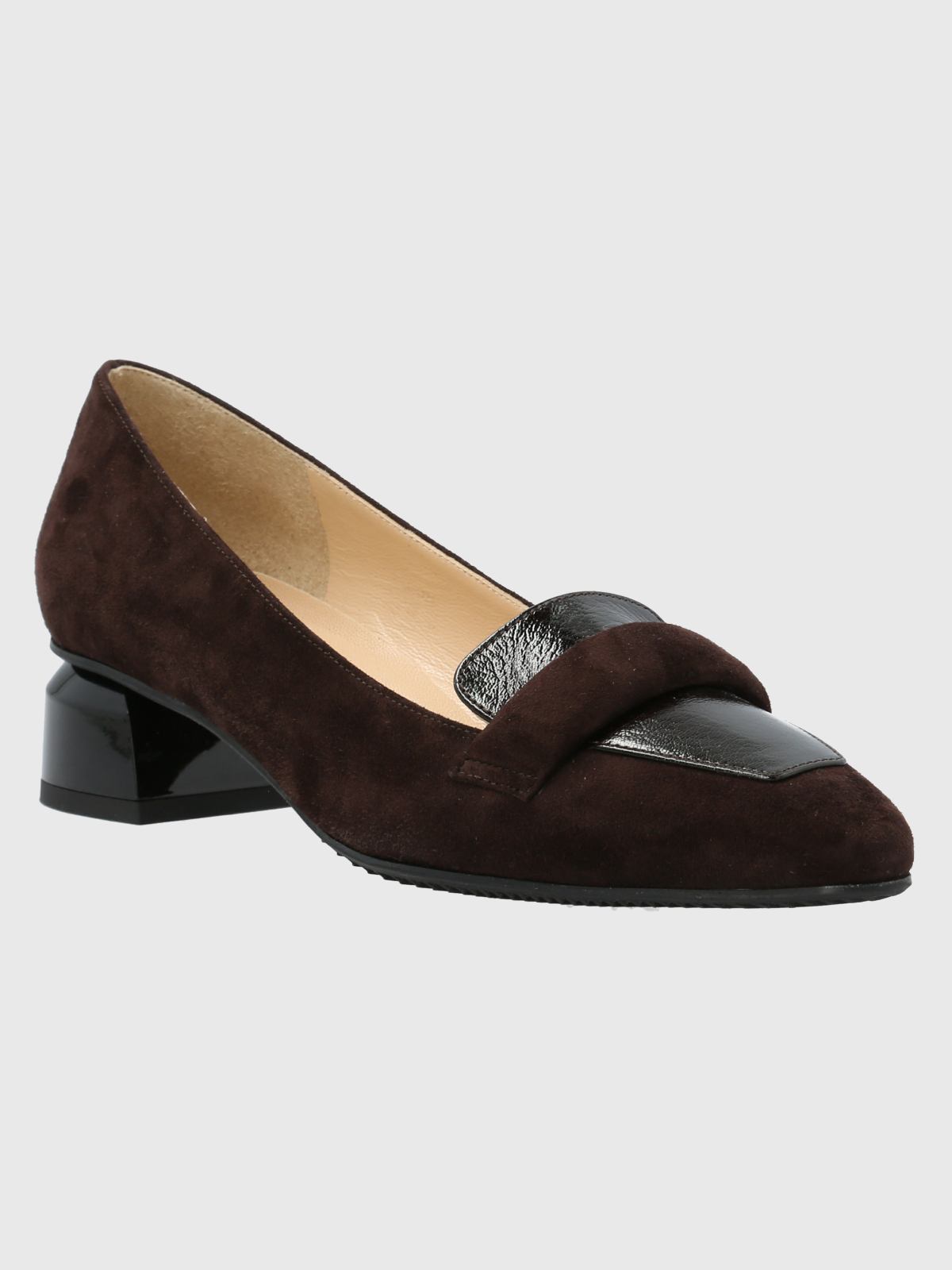 ZAPATO CUERO MUJER ALVIZE CAFÉ OSCURO HUSH PUPPIES - 1