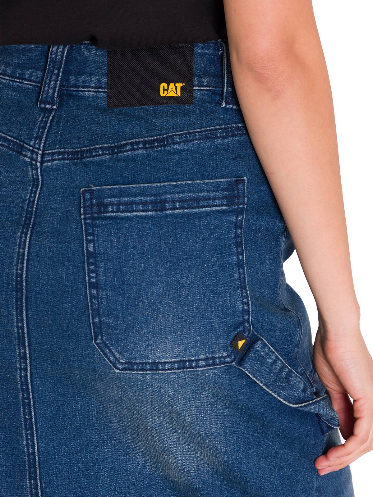 FALDA MUJER CAT DENIM CASUAL CARPENTER MAXI - 8