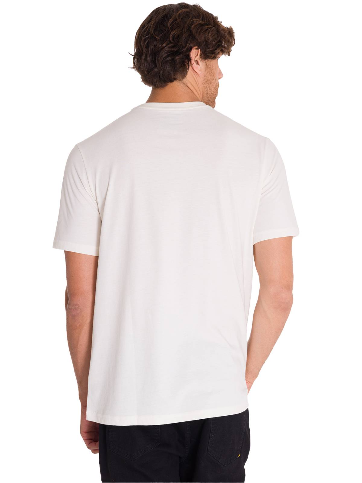 POLERA CASUAL RETRO DANNY DIESEL 4 HOMBRE BLANCA CAT - 4
