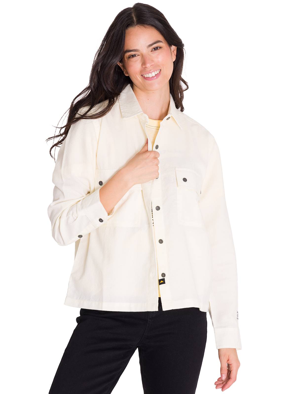 CAMISA MUJER CAT VAINILLA HERITAGE UNIFORM BOXY - 1