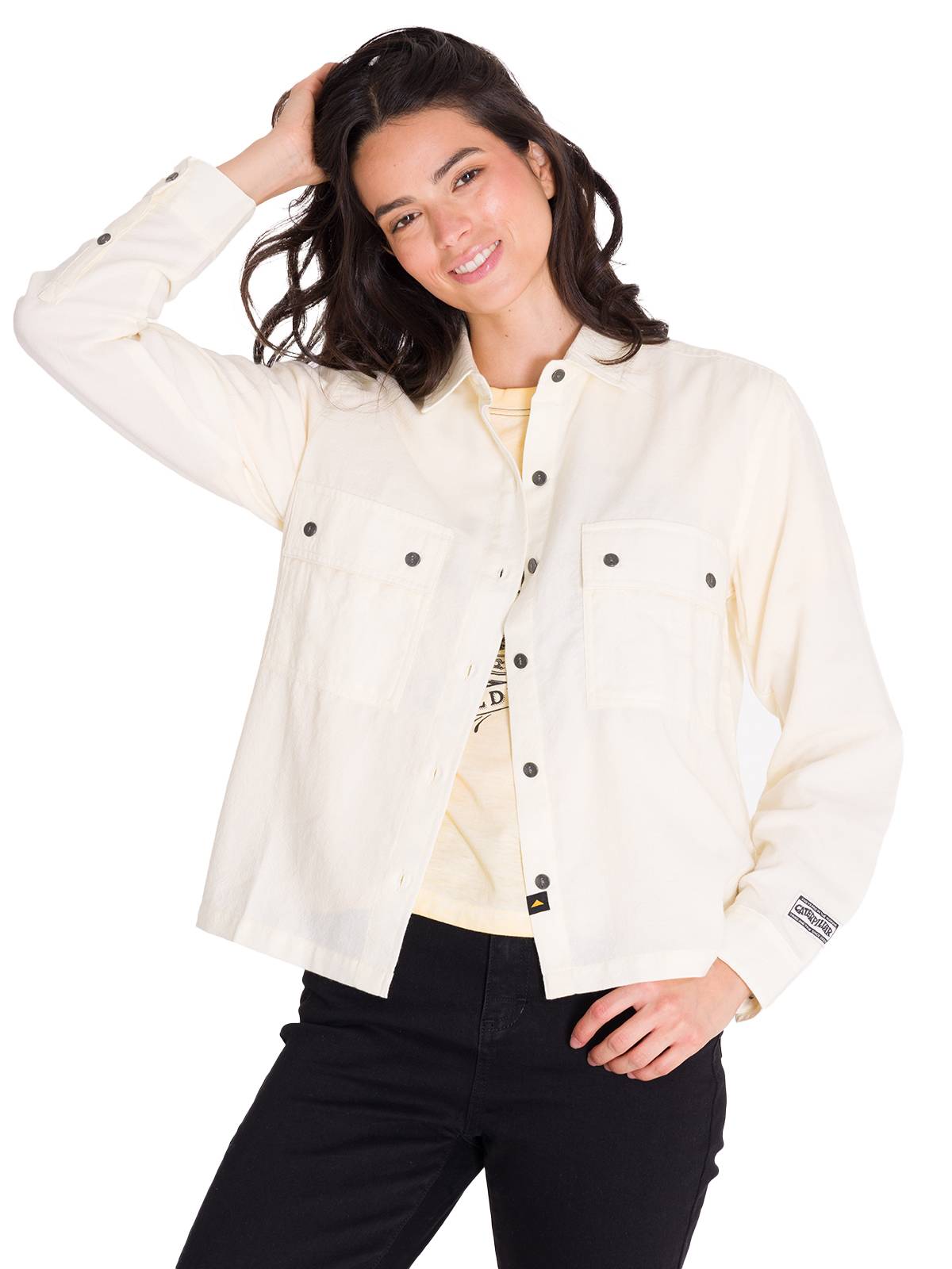 CAMISA MUJER CAT VAINILLA HERITAGE UNIFORM BOXY - 2