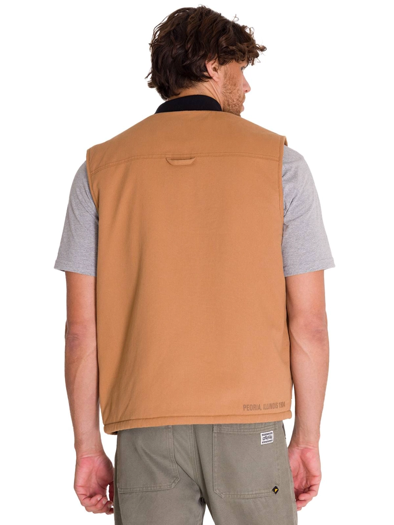 CHAQUETA SINMANGAS HOMBRE CAT CAFÉ CLARO UTILITY SHERPA - 4