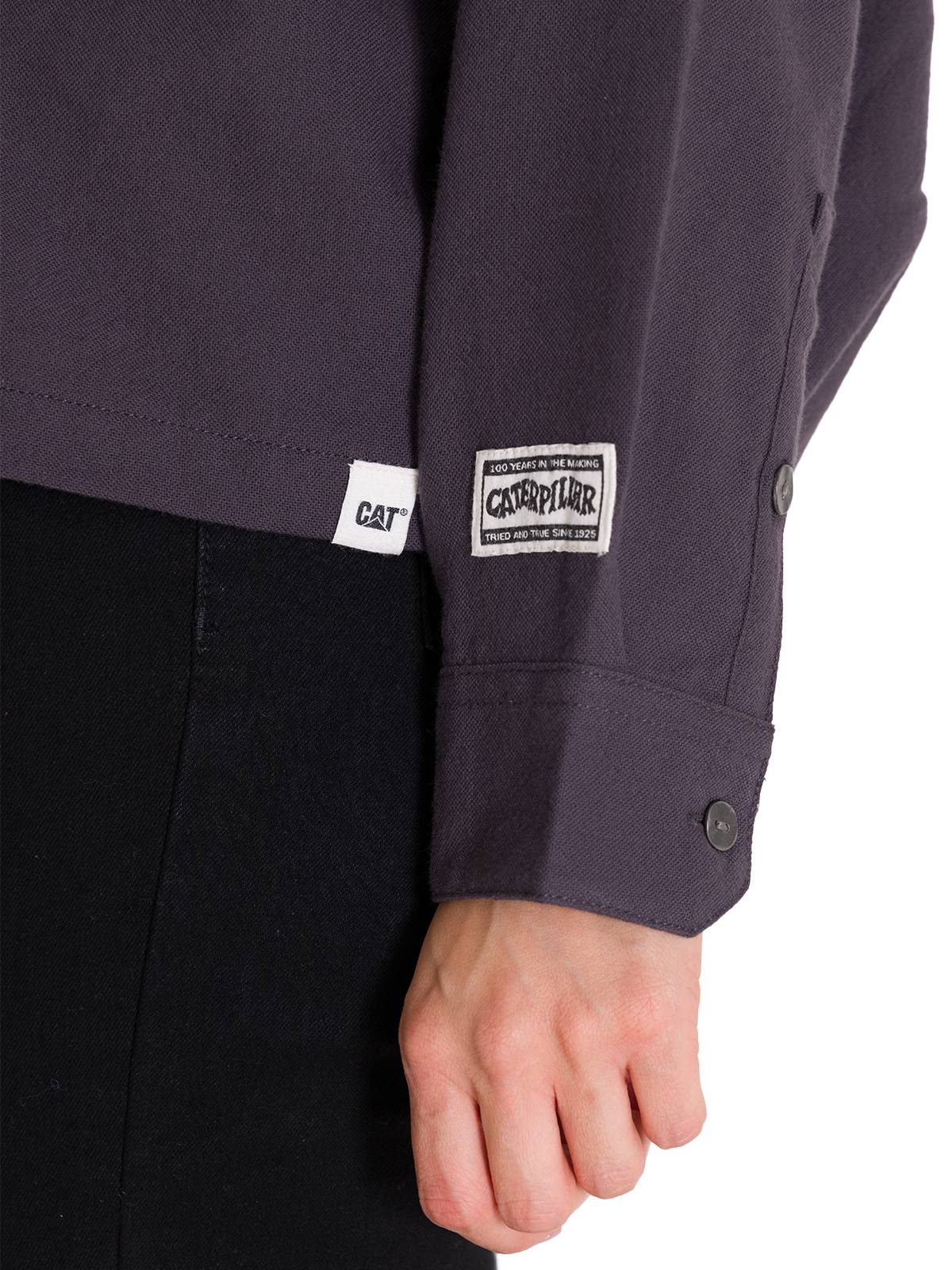 CAMISA MUJER CAT GRIS OSCURO HERITAGE UNIFORM - 6