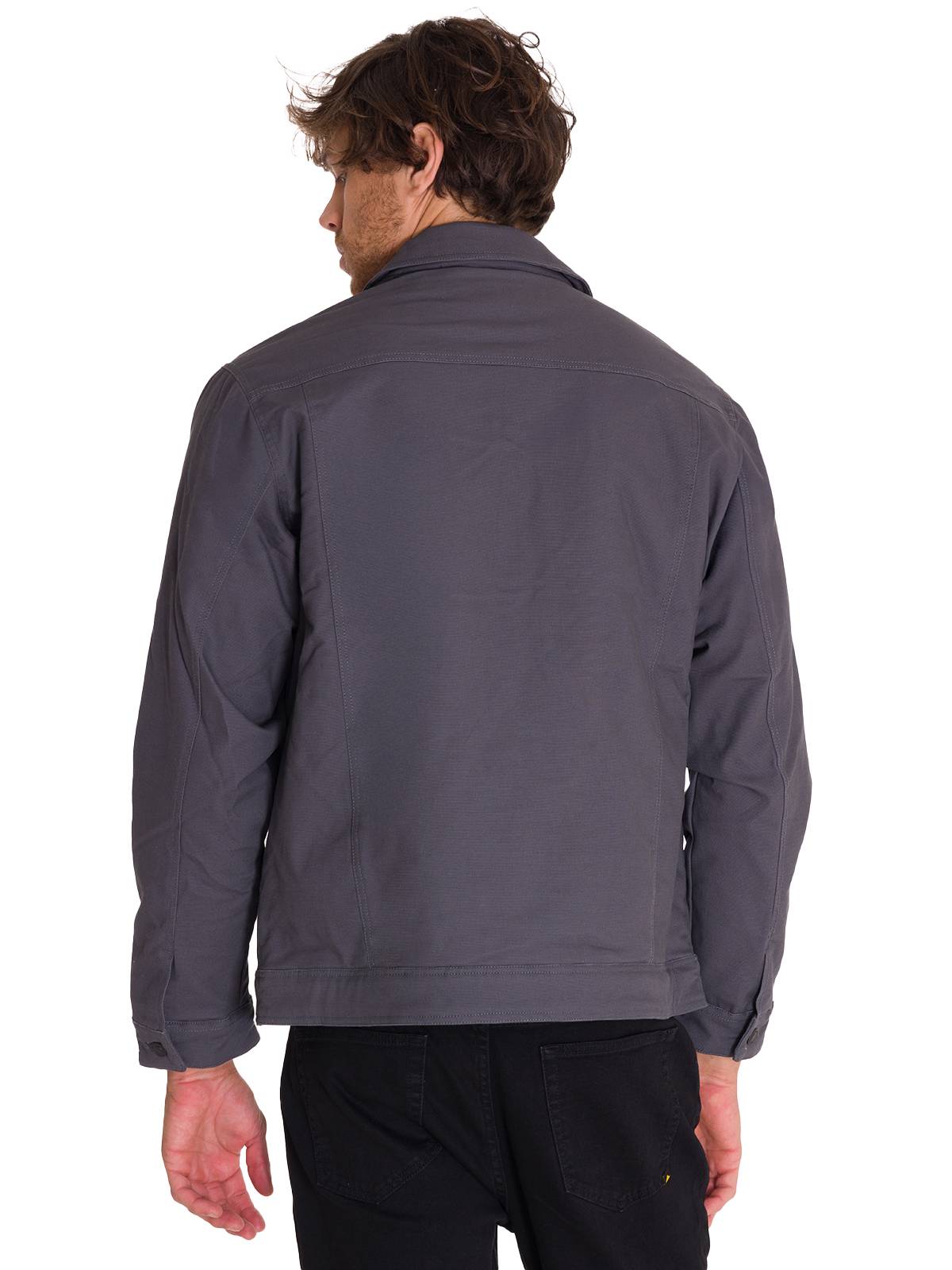 CHAQUETA ALGODÓN HOMBRE CAT GRIS TRUCKER - 4