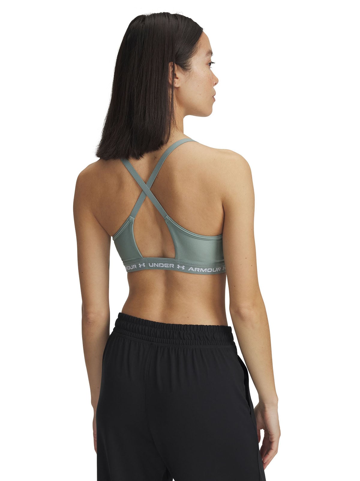 SOSTÉN MUJER UNDER ARMOUR VERDE DEPORTIVO CROSSBACK LOW BRA - 2