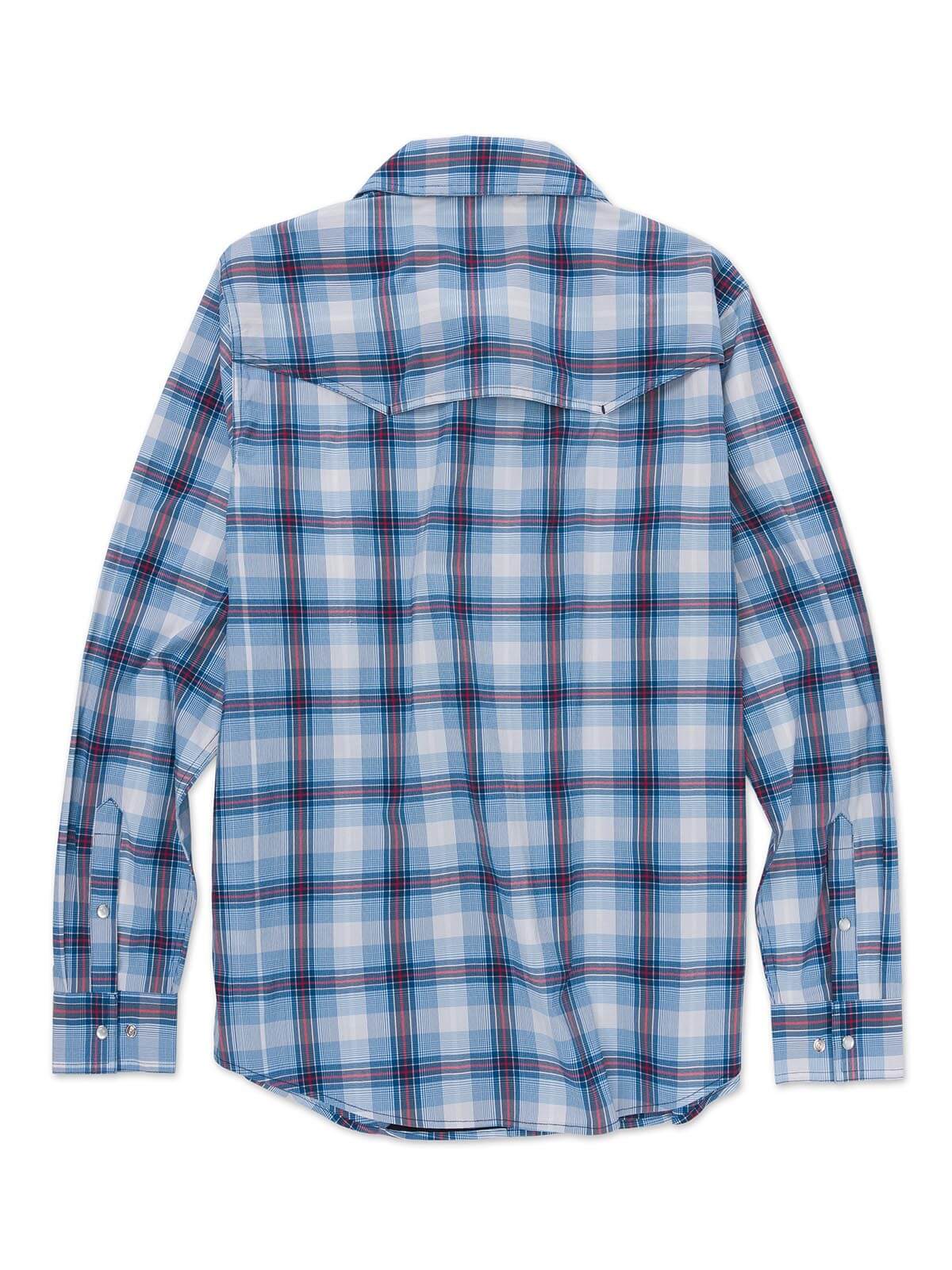 CAMISA ALGODÓN ORGÁNICO HOMBRE CAT CELESTE CASUAL LIGHTWEIGHT WESTERN - 2