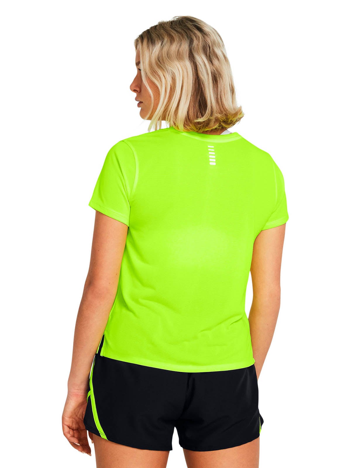 POLERA MANGA CORTA RUNNING  MUJER LAUNCH AMARILLO 
UA - 5