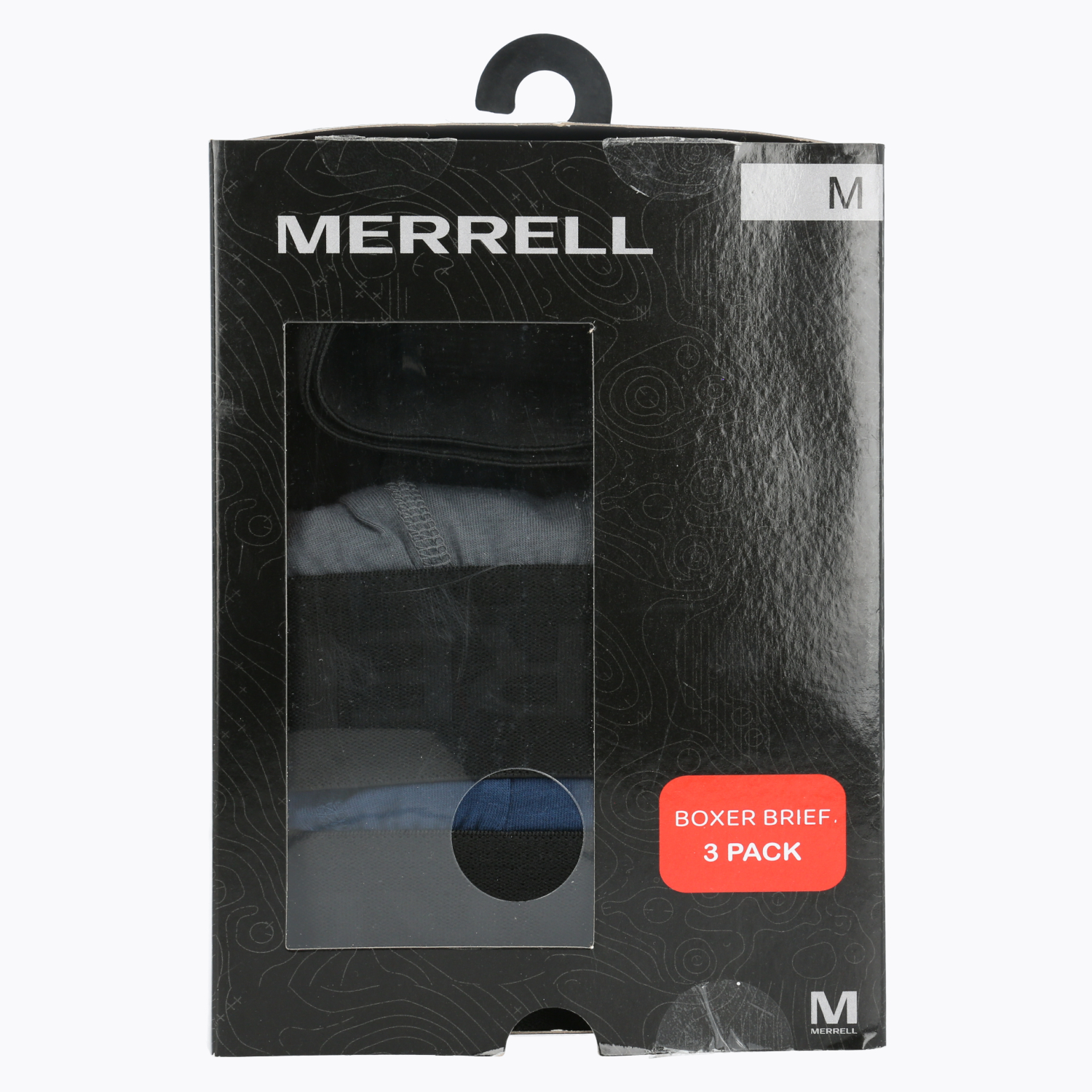 PACK 3 BÓXER ALGODÓN HOMBRE MERRELL NEGRO MULTICOLOR - 4