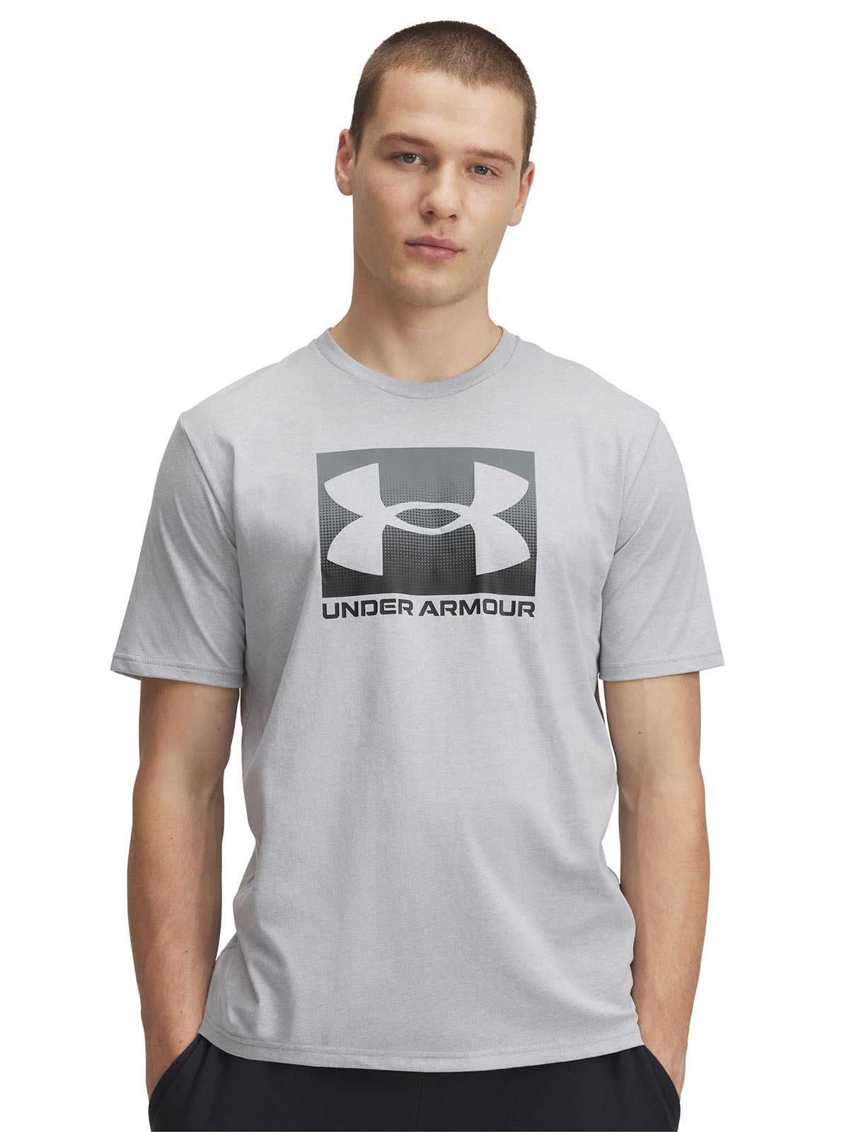 UNDER ARMOUR POLERA MANGA CORTA ALGODÓN HOMBRE UNDER ARMOUR GRIS BOXED UPDATED SPORT