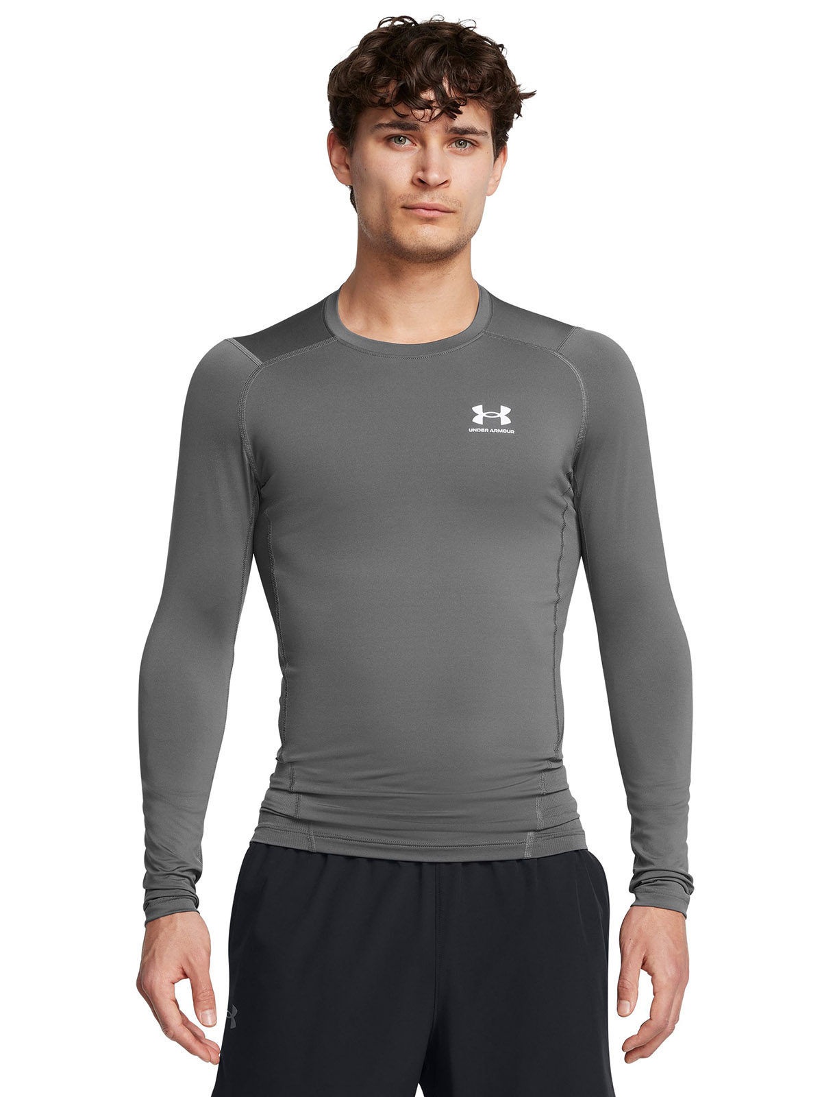 PRIMERA HOMBRE UNDER ARMOUR GRIS CAPA HEATGEAR - 4