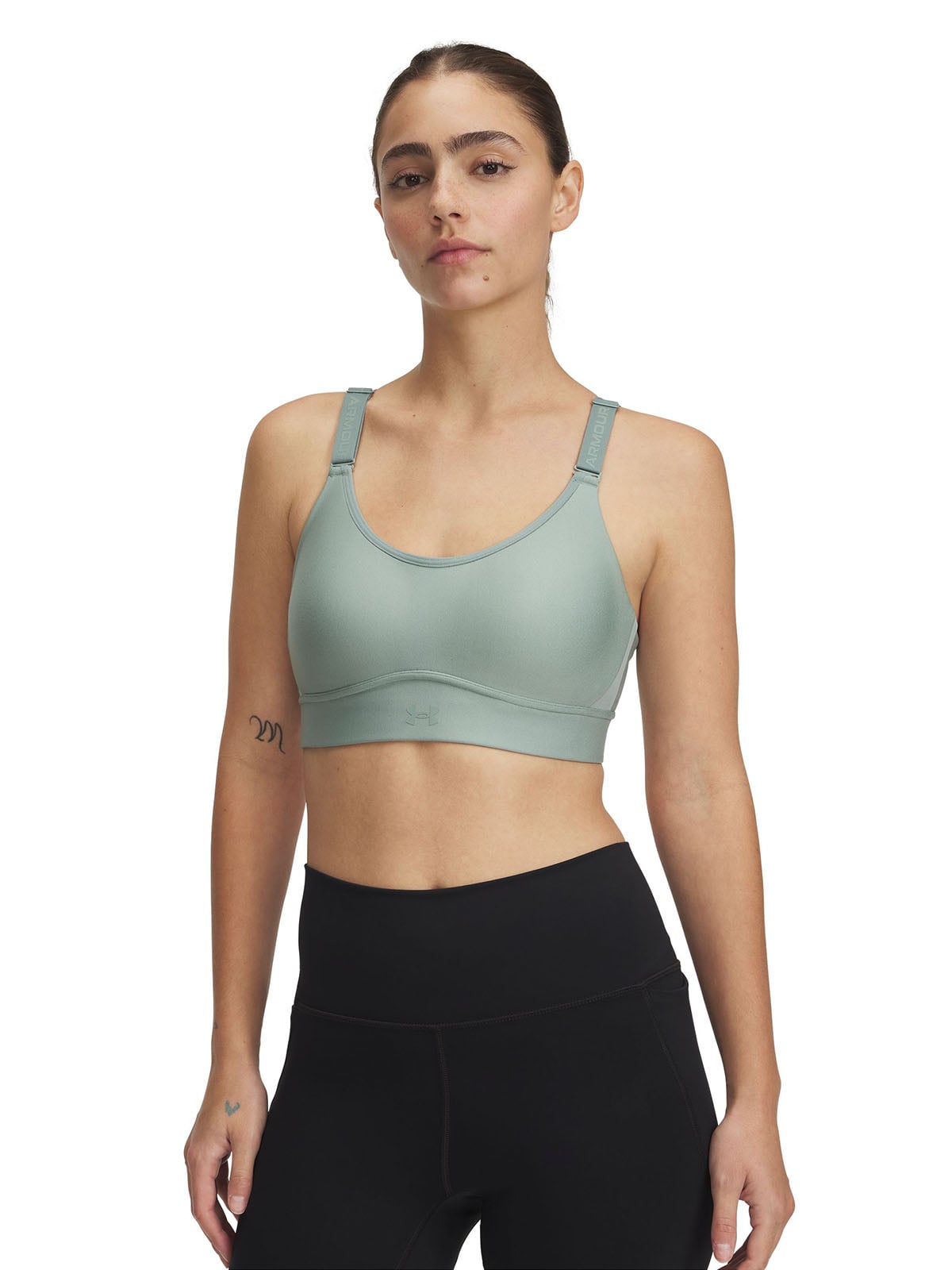 UNDER ARMOUR SOSTÉN MUJER UNDER ARMOUR VERDE DEPRTIVO INFINITY 2 MID BRA