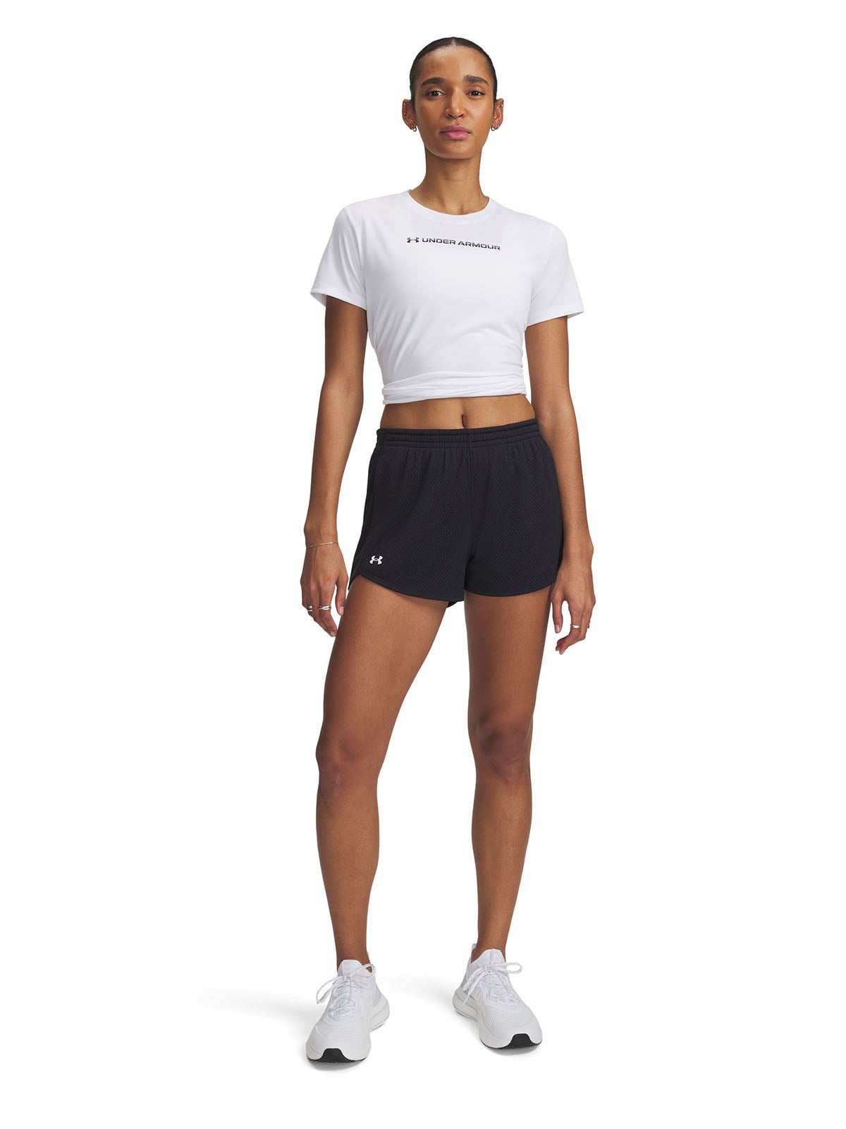 SHORTS UA TECH PLAY UP PARA MUJER NEGRO UNDER ARMOUR - 4