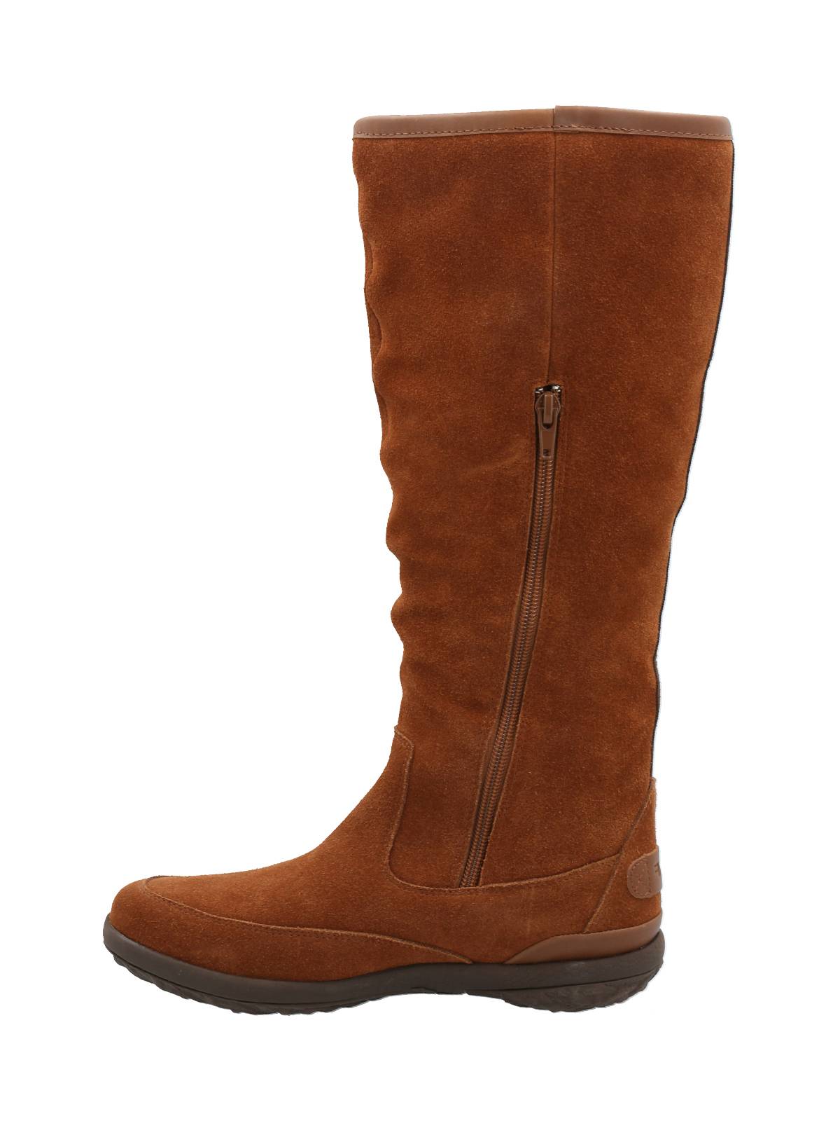 BOTA CUERO MUJER NEW AMBORO EN COLOR CAFE ROCKFORD - 6